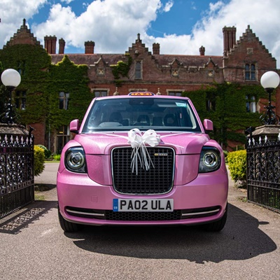 Pink London Taxi for Special Events